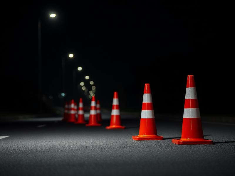 Cones de sinalização